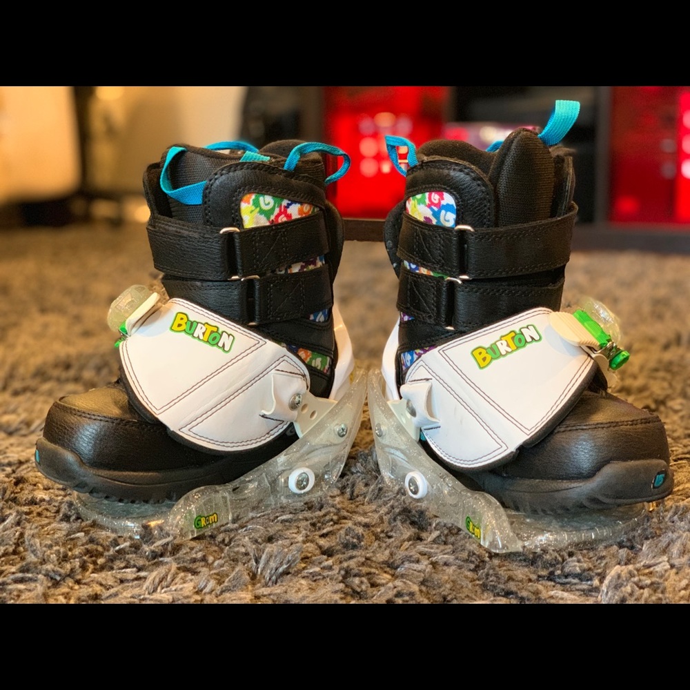 ‼️ SOLD ‼️ Burton Grom Kids Snowboard bindings